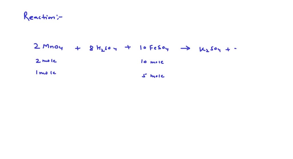 SOLVEDA solution of 10 mL (M)/(10) FeSO4 was titrated with KMnO4