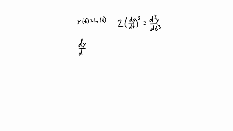 verify-that-for-t0-ytln-t-is-a-solution-to-the-differential-equation-2leftfracd-yd-tright3fracd3-yd