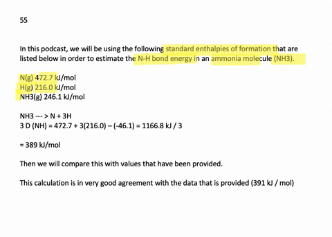 use-the-following-standard-enthalpies-of-formation-to-estimate-the-mathrmn-mathrmh-bond-energy-in--2