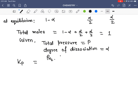 for-the-reaction-2-mathrmhimathrmg-rightleftharpoons-mathrmh_2mathrmgmathrmi_2mathrmg-if-the-degree-