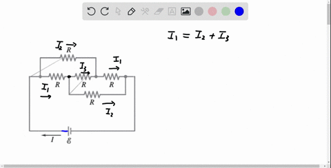 ii-a-a-network-of-five-equal-resistors-r-is-connected-to-a-battery-mathscre-as-shown-in-fig-26-48-de