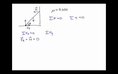 a-uniform-board-is-leaning-against-a-smooth-vertical-wall-the-board-is-at-an-angle-above-the-horizon