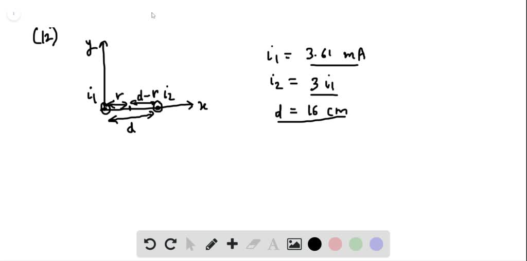 In Fig. 29-43, two long straight wires at separation d=16.0 cm carry ...