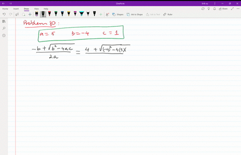 evaluate-the-expression-frac-bsqrtb2-4-a-c2-a-for-each-choice-of-a-b-and-c-a5-b-4-c1