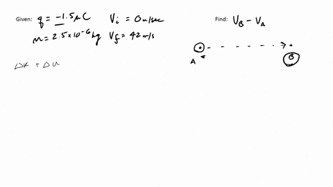 a-particle-with-a-charge-of-15-mu-mathrmc-and-a-mass-of-25-times-10-6-mathrmkg-is-released-from-rest