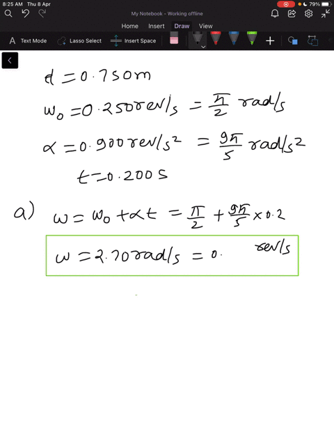 an-electric-turntable-0750-mathrmm-in-diameter-is-rotating-about-a-fixed-axis-with-an-initial-angu-2
