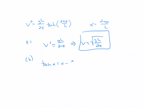 if-a-water-wave-with-length-l-moves-with-velocity-v-across-a-body-of-water-with-depth-d-as-shown-in-