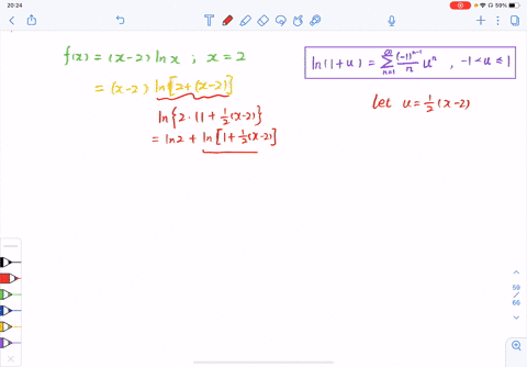 find-the-taylor-series-of-each-function-at-the-indicated-number-give-the-interval-of-convergence--19