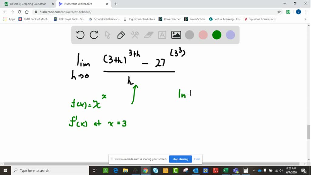 SOLVEDCalculating limits exactly Use the definition of the derivative
