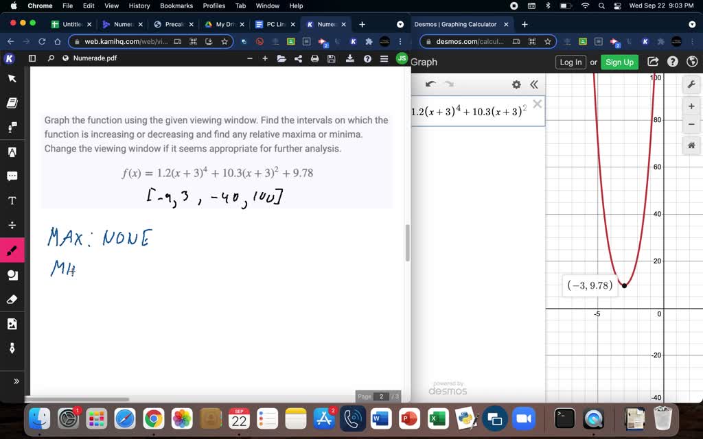 ⏩SOLVED:Graph the function using the given viewing window. Find the ...