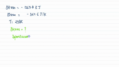 calculate-the-free-energy-change-for-this-reaction-at-25circ-mathrmc-is-the-reaction-spontaneous-a-4