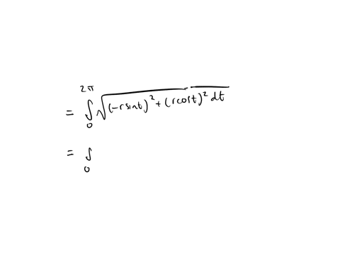 a-write-an-integral-which-represents-the-circumference-of-a-circle-of-radius-r-b-evaluate-the-integr