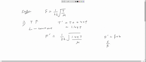 the-fundamental-frequency-of-a-sonometer-wire-increases-by-6-mathrmh-7-if-its-tension-is-increased-b