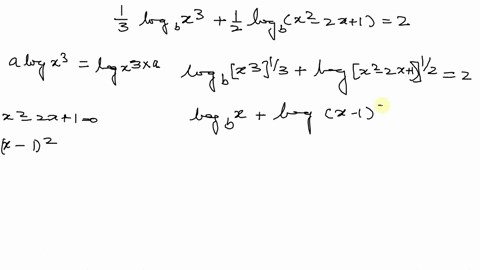 solve-for-x-in-terms-of-b-frac13-log-_bleftx3rightfrac12-log-_bleftx2-2-x1right2-2