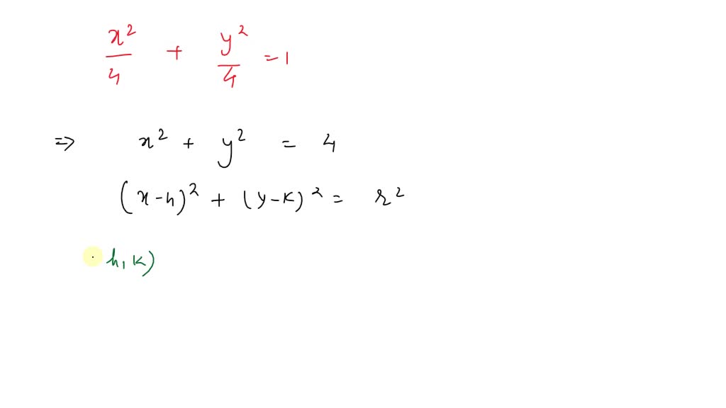 SOLVEDWrite the standard form of the equation of the circle with the