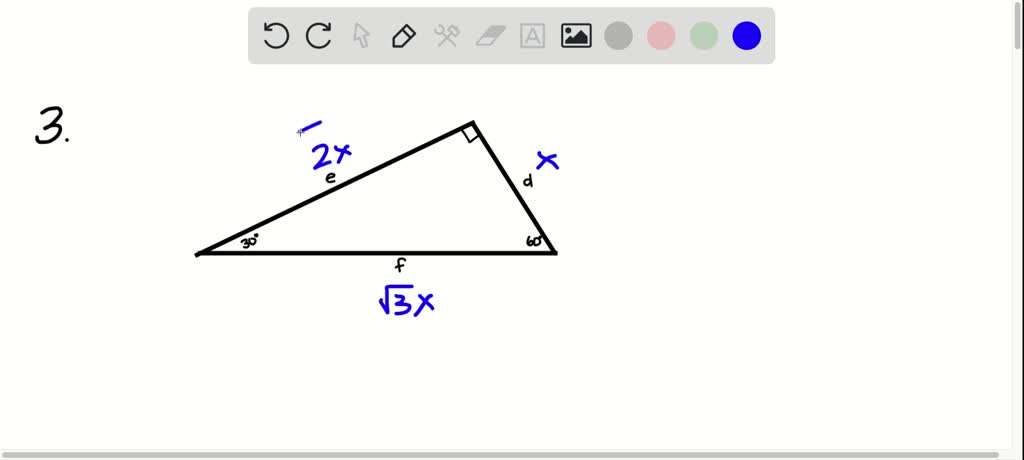 SOLVED:In the figure below, ABC is an isosceles right triangle and DEF ...