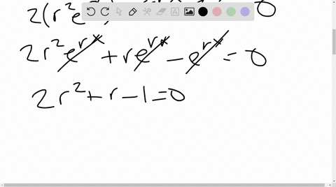 a-for-what-values-of-r-does-the-function-yer-x-satisfy-the-differential-equation-2-yprime-primeypr-2