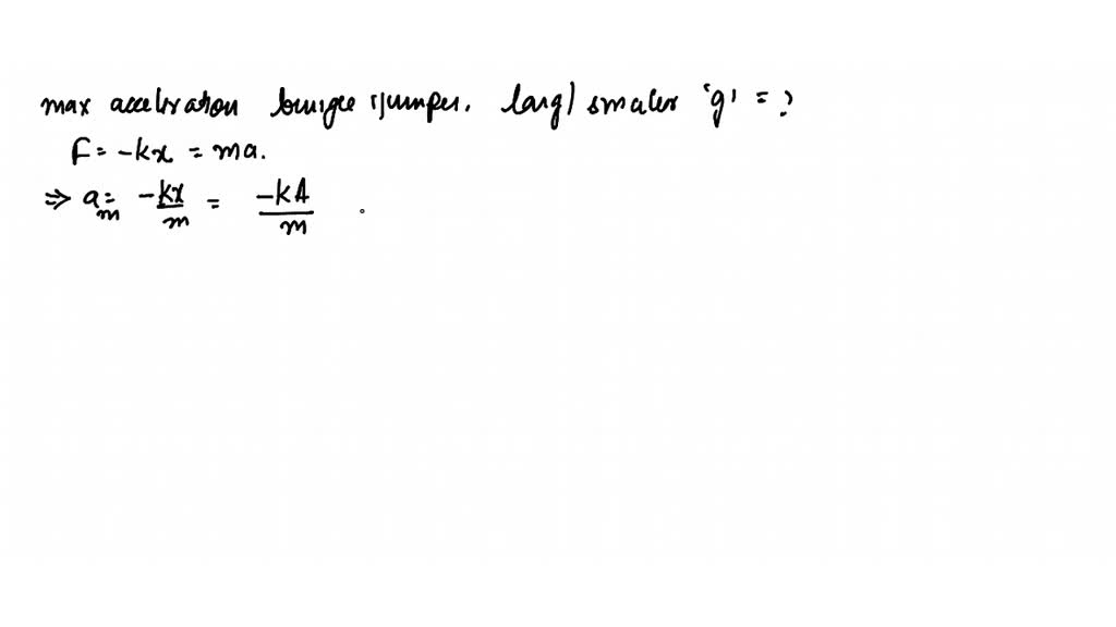 SOLVED:Estimate the maximum acceleration of a bungee jumper. Is it ...