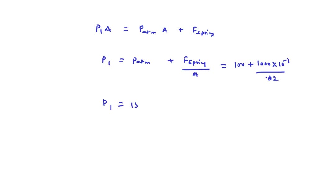 SOLVEDWarm air is contained in a pistoncylinder assembly oriented
