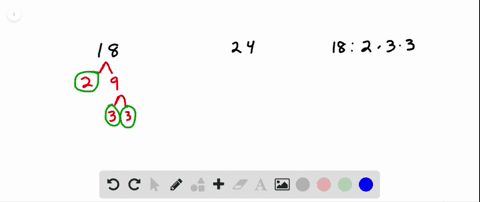 find the lcm of 9 and 18 using prime factorization