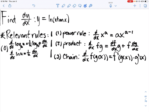find-the-derivatives-of-the-given-functions-ln-leftfracxyrightx