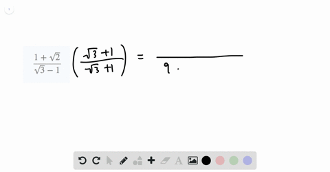 simplify-each-expression-by-rationalizing-the-denominator-see-example-7-frac1sqrt2sqrt3-1