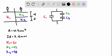 figure-25-49-shows-a-parallelplate-capacitor-of-plate-area-a105-mathrmcm2-and-plate-separation-2-d-3