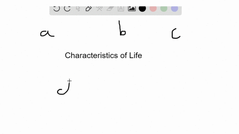 Solved:match Each Description With The Correct Characteristic Of Life 