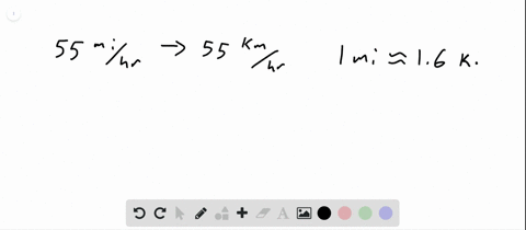 predictcalculate-many-highways-have-a-speed-limit-of-55-mathrmmi-mathrmh-a-is-this-speed-greater-tha