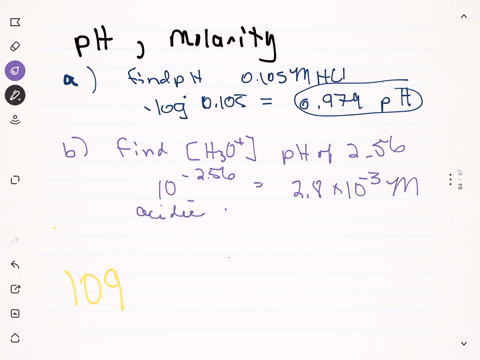 a-what-is-the-ph-of-a-0105-m-hcl-solution-b-what-is-the-hydronium-ion-concentration-in-a-solution-3