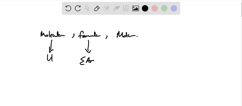 ⏩SOLVED:What are the units for molecular mass, formula mass, and