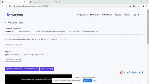 find-the-taylor-series-generated-by-f-at-xa-fxx3-2-x4-quad-a2-2
