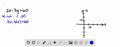 find-the-x-and-y-intercepts-for-each-line-and-use-them-to-graph-the-line-2-x-3-y60