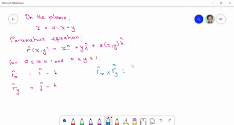 integrate-the-given-function-over-the-given-surface-portion-of-plane-quad-fx-y-zz-over-the-portion-o