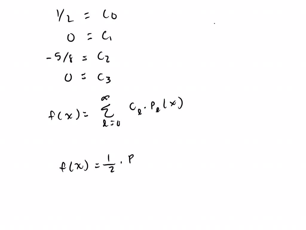 Solveddetermine The General Power Series Solution Of Legendres Equation 2148