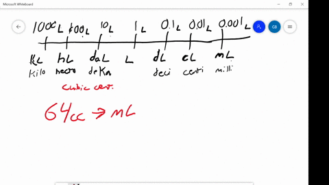 Solved Fill In The Blanks Another Metric Unit Of