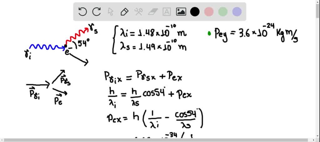What is the velocity of the scattered electron in Problem $24 ?$