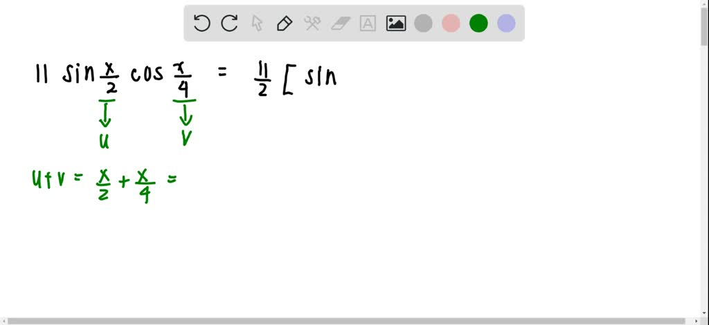 SOLVED:Product-to-Sum Formulas Write the product as a sum. 11 sin(x)/(2 ...