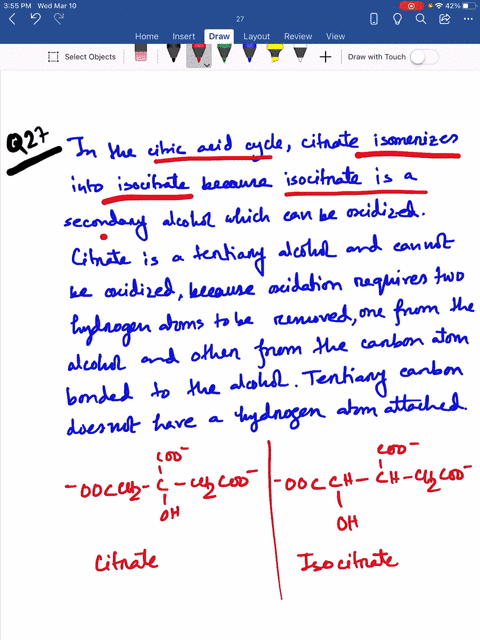 before-any-oxidation-can-occur-in-the-citric-acid-cycle-citrate-must-be-isomerized-into-isocitrate-w