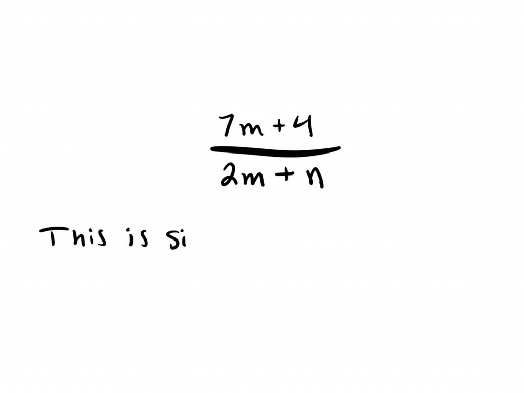 SOLVED:a m+a n+b m+b n