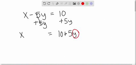 solve-each-equation-for-y-x-5-y10