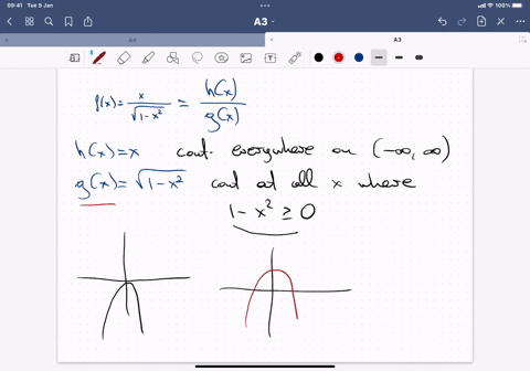 find-all-numbers-at-which-f-is-continuous-fxfracxsqrt1-x2