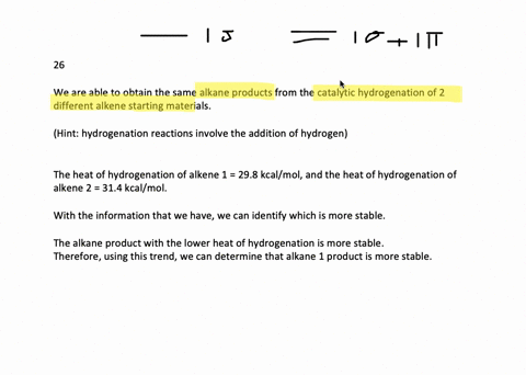 the-same-alkane-is-obtained-from-the-catalytic-hydrogenation-of-both-alkene-mathbfa-and-alkene-mathb