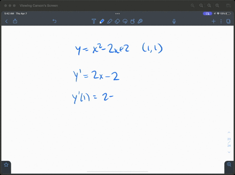 find-the-equation-of-the-tangent-line-to-yx2-2-x2-at-the-point-11-2