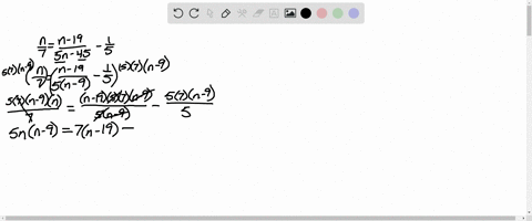 solve-equation-fracn7fracn-195-n-45-frac15