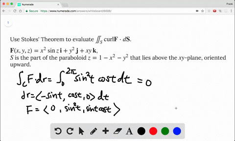 use-stokes-theorem-to-evaluate-iint_s-textcurl-textbff-cdot-dtextbfs-textbffx-y-z-x2-sin-z-textbfi-y