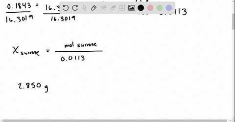 when-a-2850-g-mixture-of-the-sugars-sucrose-leftmathrmc_12-mathrmh_22-mathrmo_11right-and-fructose-l