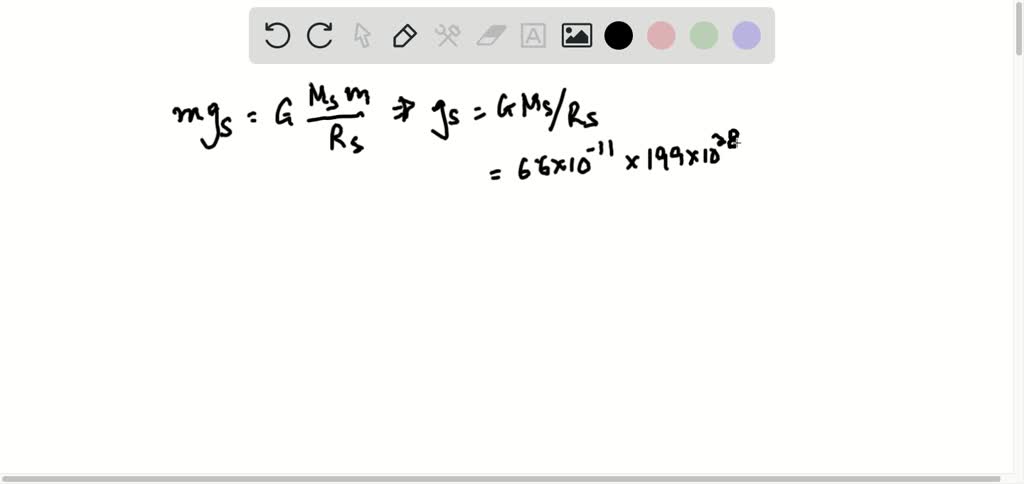 SOLVED:(a) Calculate the acceleration due to gravity on the surface of ...