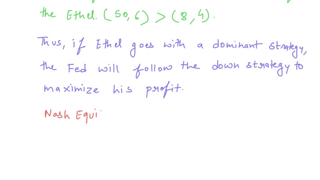 SOLVEDConsider the following normalform game. (a) Determine the set