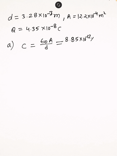the-plates-of-a-parallel-plate-capacitor-are-328-mathrmmm-apart-and-each-has-an-area-of-122-mathrmcm
